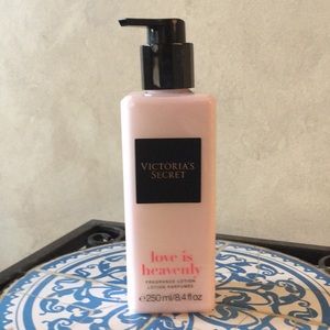 - Victoria’s Secret’s Love is Heavenly lotion